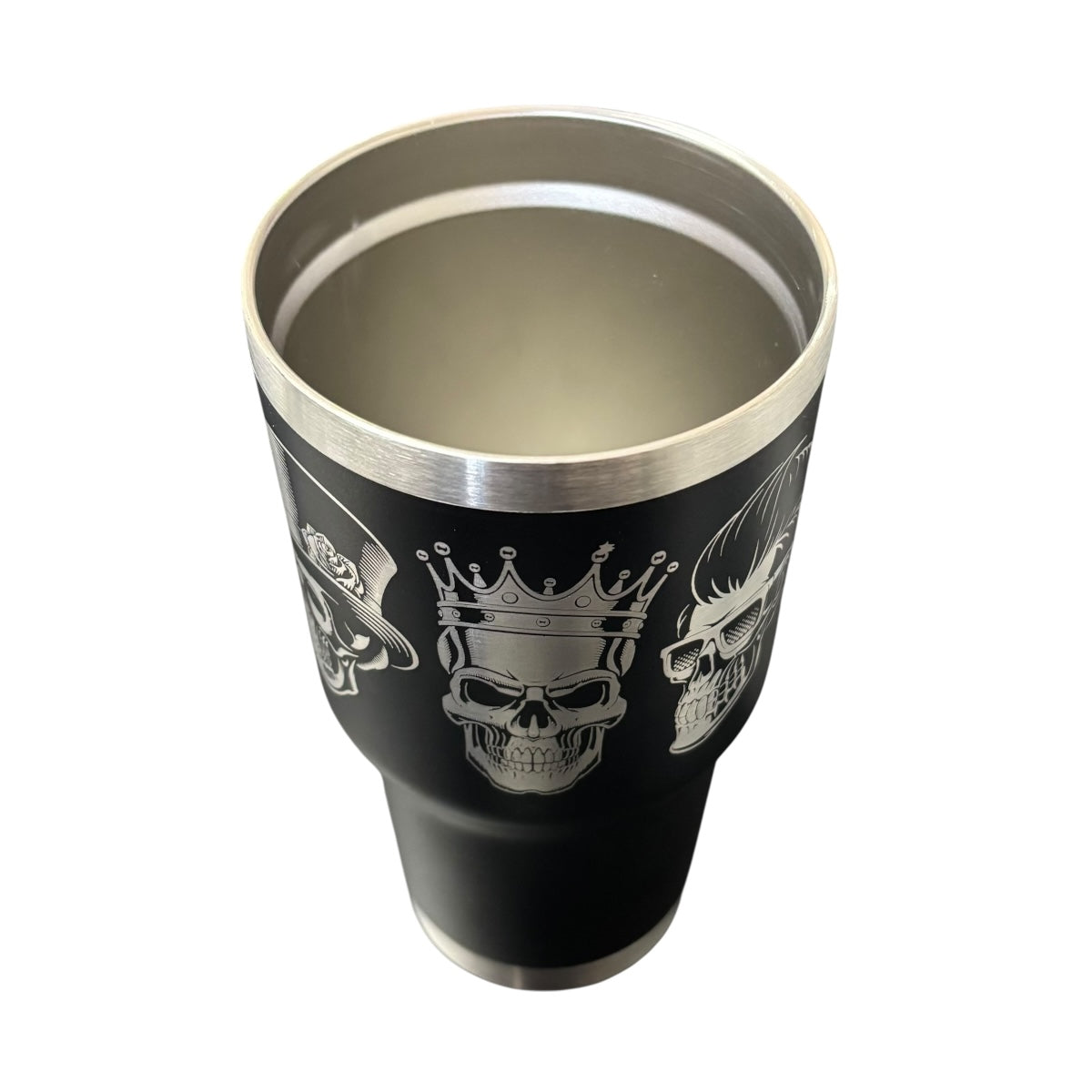Termo Color Negro Calaveras 887 ml