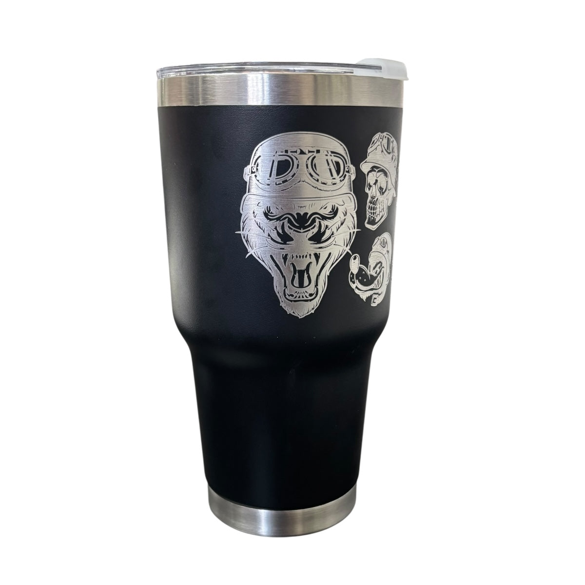 Termo Color Negro Animales 887 ml