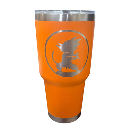 Termo Color Naranja Goku 887 ml