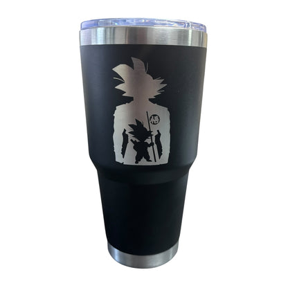 Termo Color Negro Goku 887 ml
