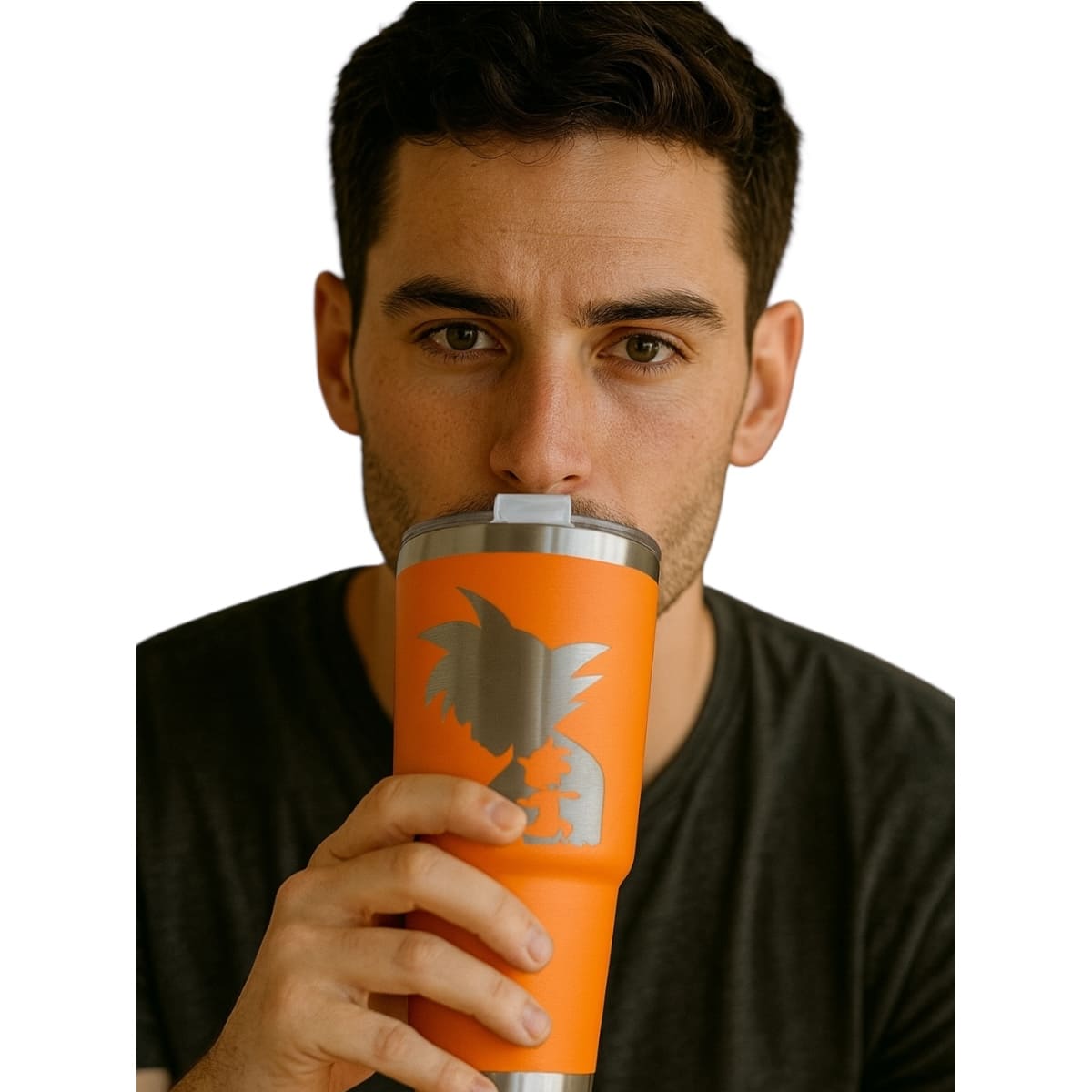 Termo Color Naranja Goku II 887 ml