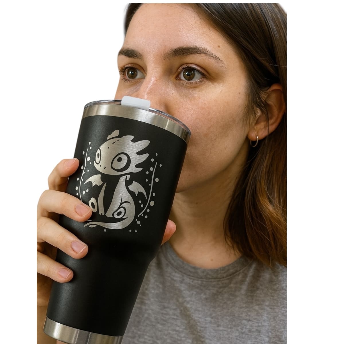 Termo Color Negro Chimuelo 887 ml