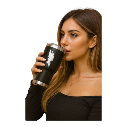 Termo Color Negro Maléfica 887 ml
