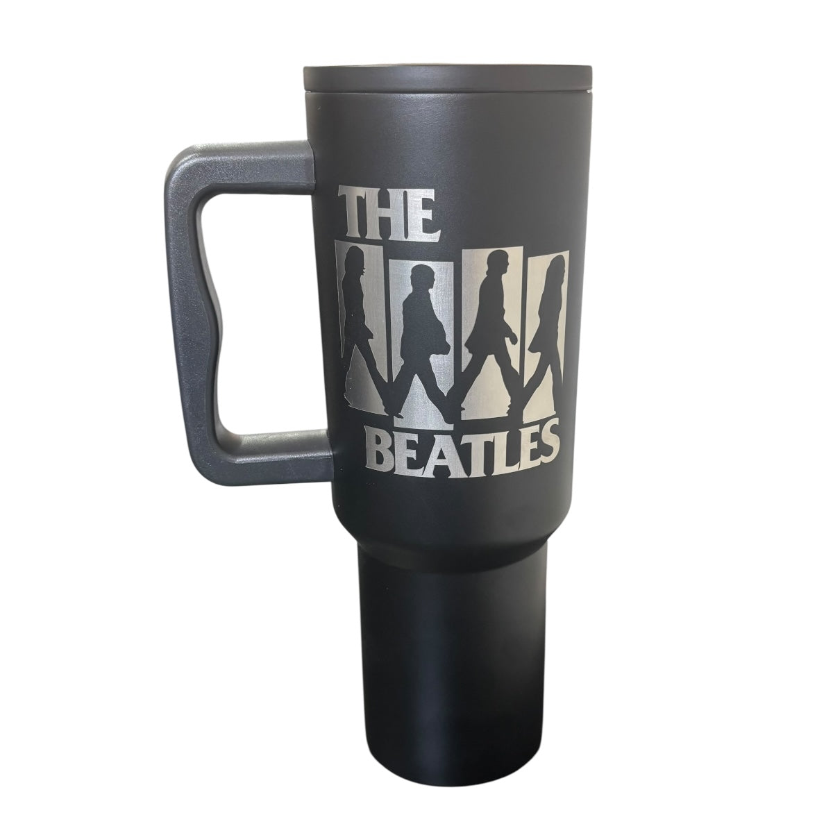 Termo De Acero Inoxidable Termomania Edición Especial The Beatles Color Negro 1.2 Litros