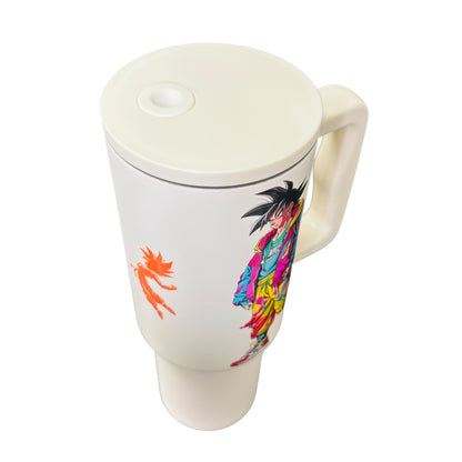 Termo Color Blanco Mate Goku 1.2 Litros