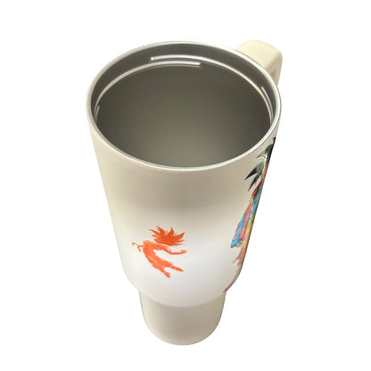 Termo Color Blanco Mate Goku 1.2 Litros