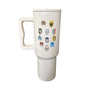Termo Color Blanco Mate Luchadores 1.2 Litros