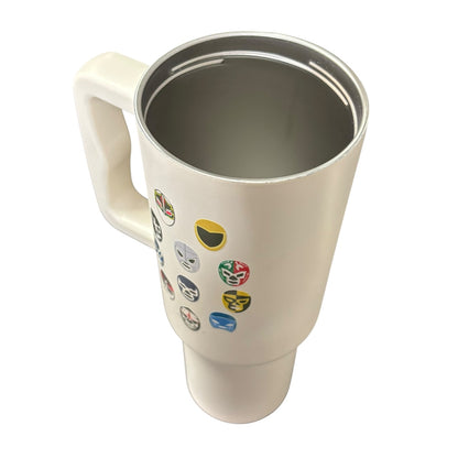 Termo Color Blanco Mate Luchadores 1.2 Litros