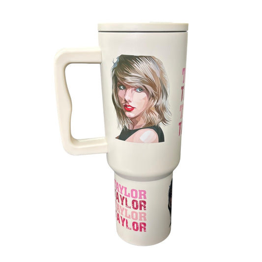 Termo Color Blanco Mate Taylor Swift 1.2 Litros