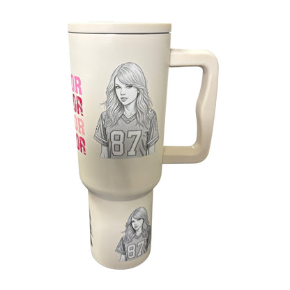 Termo Color Blanco Mate Taylor Swift 1.2 Litros