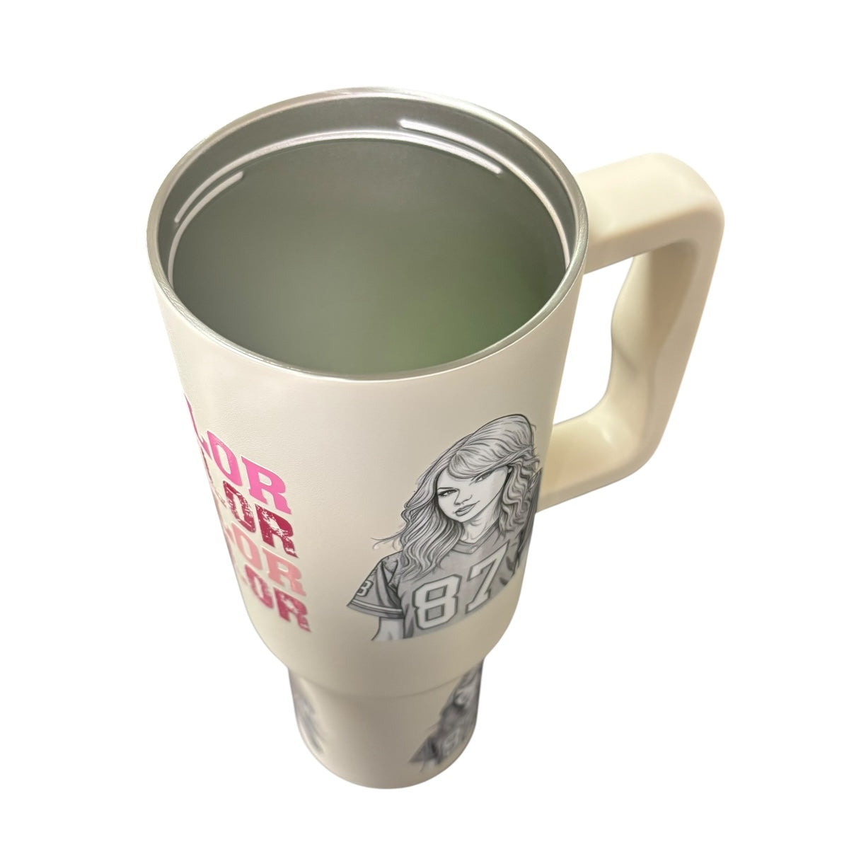 Termo Color Blanco Mate Taylor Swift 1.2 Litros