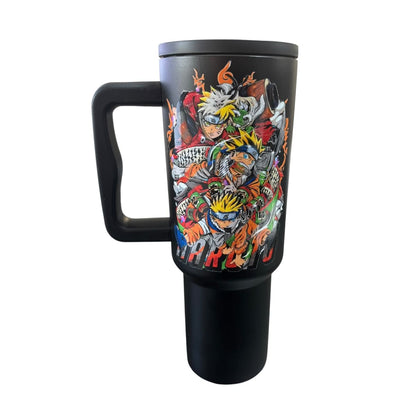 Termo Negro Mate Naruto 1.2 Litros