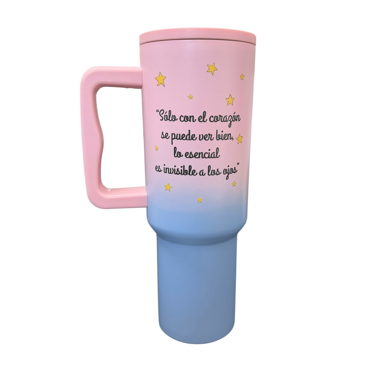 Termo El Principito Rosa Con Azul