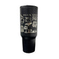 Termo De Acero Inoxidable Edgar Allan Poe Negro 1.2 Litros