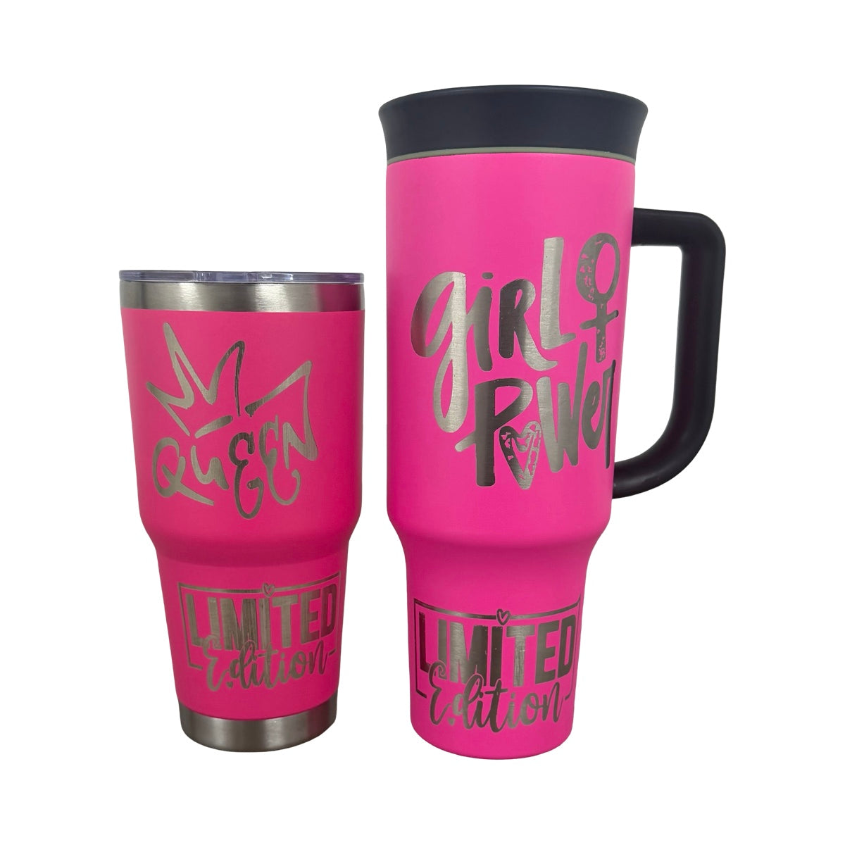 Set de Termos Termomania Power Girl Fucsia Rosa 2 Piezas