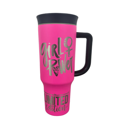 Set de Termos Termomania Power Girl Fucsia Rosa 2 Piezas