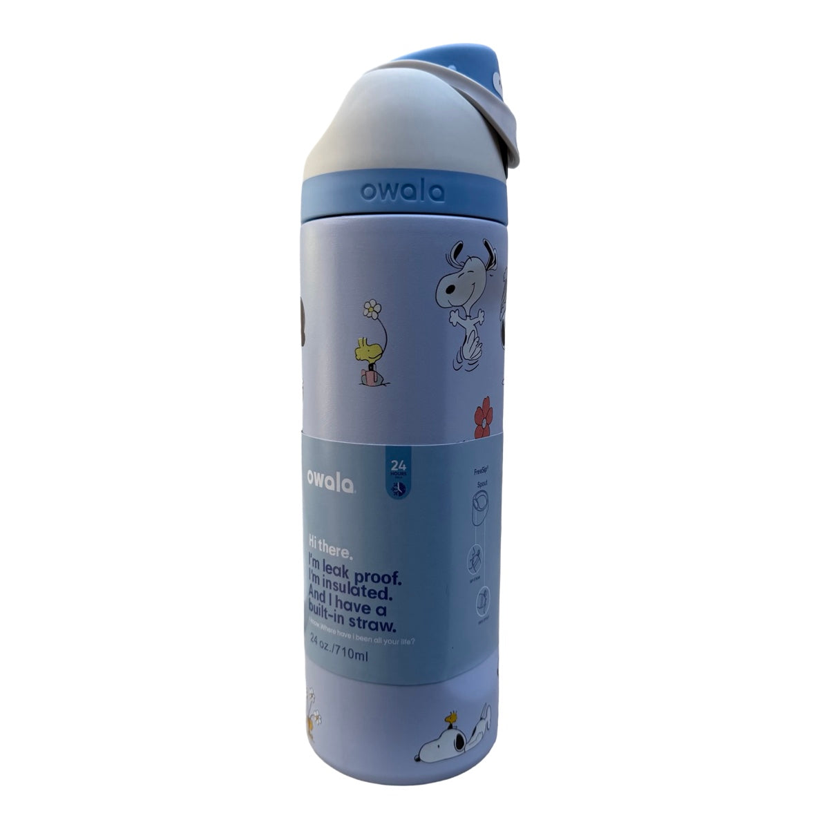 Termo Owala FreeSip Edición Especial Snoopy Azul