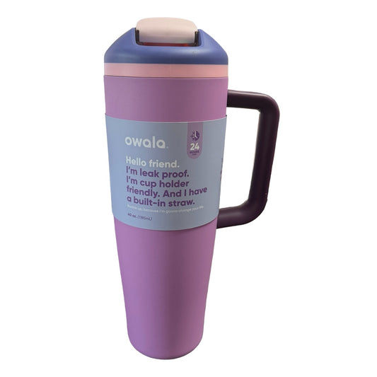 Termo Owala Bucket Handle Tumbler Púrpura 40 Oz