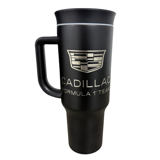 Termo Acero Inoxidable Cadillac F1 Negro 1.2 Litros