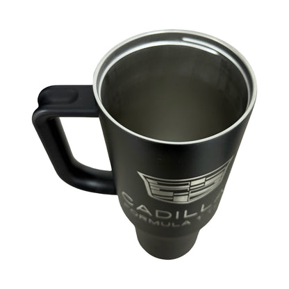 Termo Acero Inoxidable Cadillac F1 Negro 1.2 Litros