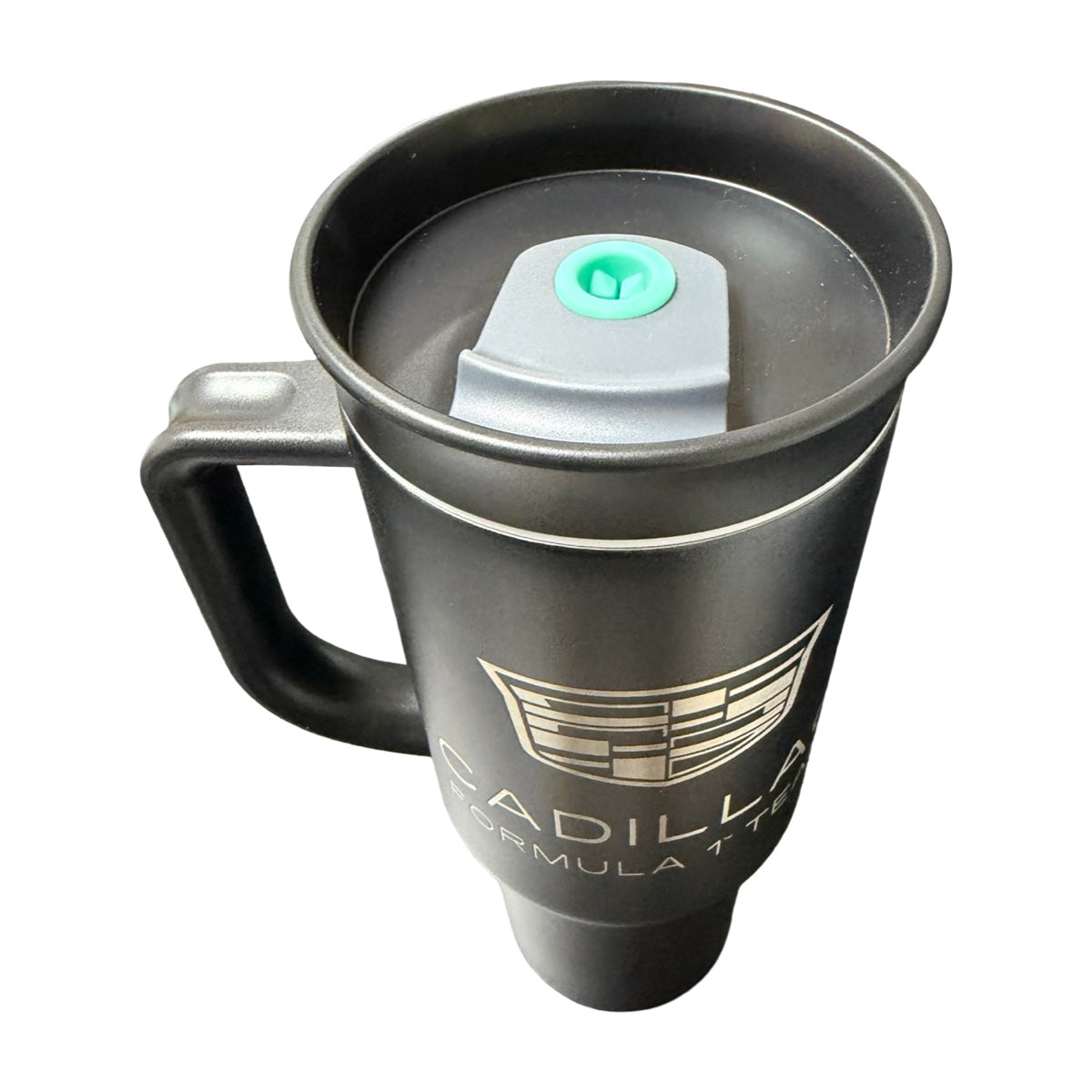 Termo Acero Inoxidable Cadillac F1 Negro 1.2 Litros