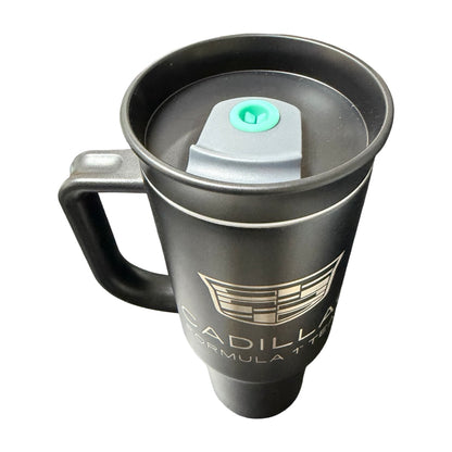Termo Acero Inoxidable Cadillac F1 Negro 1.2 Litros