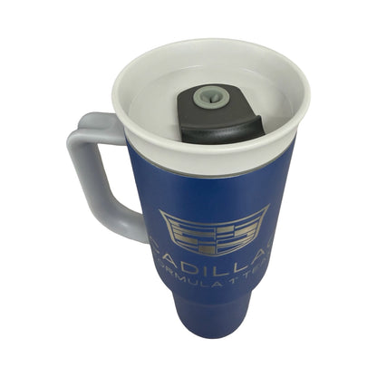 Termo Acero Inoxidable Cadillac F1 Azul Marino 1.2 Litros