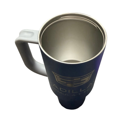 Termo Acero Inoxidable Cadillac F1 Azul Marino 1.2 Litros