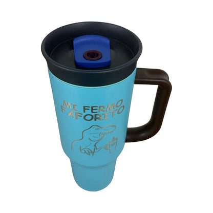 Termo Acero Inoxidable Dino T Rex Azul 1.2 Litros