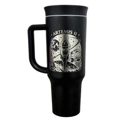 Termo Acero Inoxidable Artemis II Negro 1.2 Litros