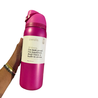 Termo Owala FreeSip Fucsia Glitter 32 Oz
