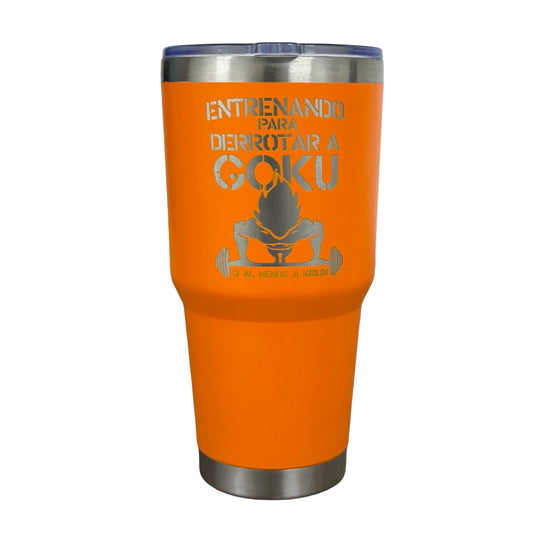 Termo Acero Inoxidable Goku Naranja 887 ml
