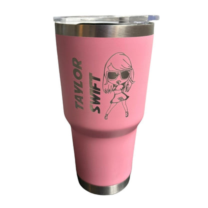 Termo Color Rosa Taylor Swift 30 Onzas