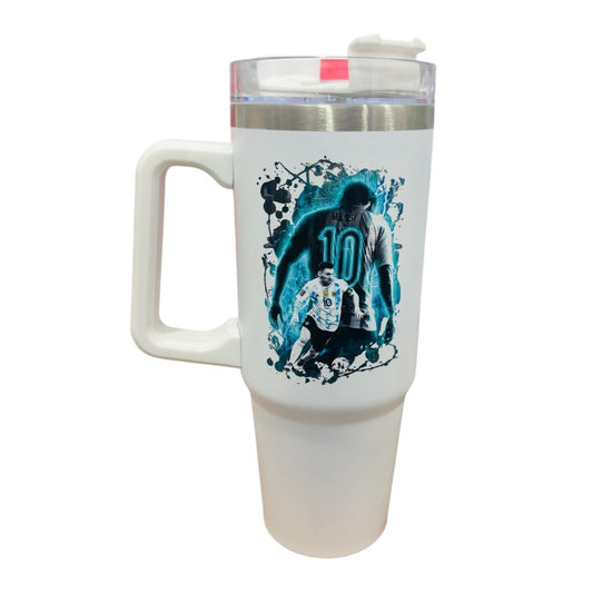 Termo Color Blanco Leonel Messi 887 ml