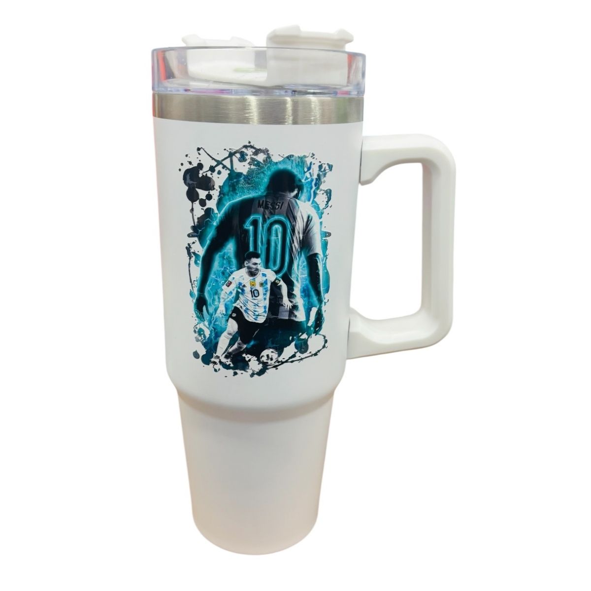 Termo Color Blanco Leonel Messi 887 ml