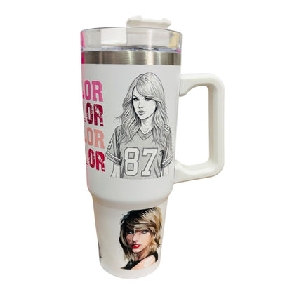 Termo Color Blanco Taylor Swift 887 ml