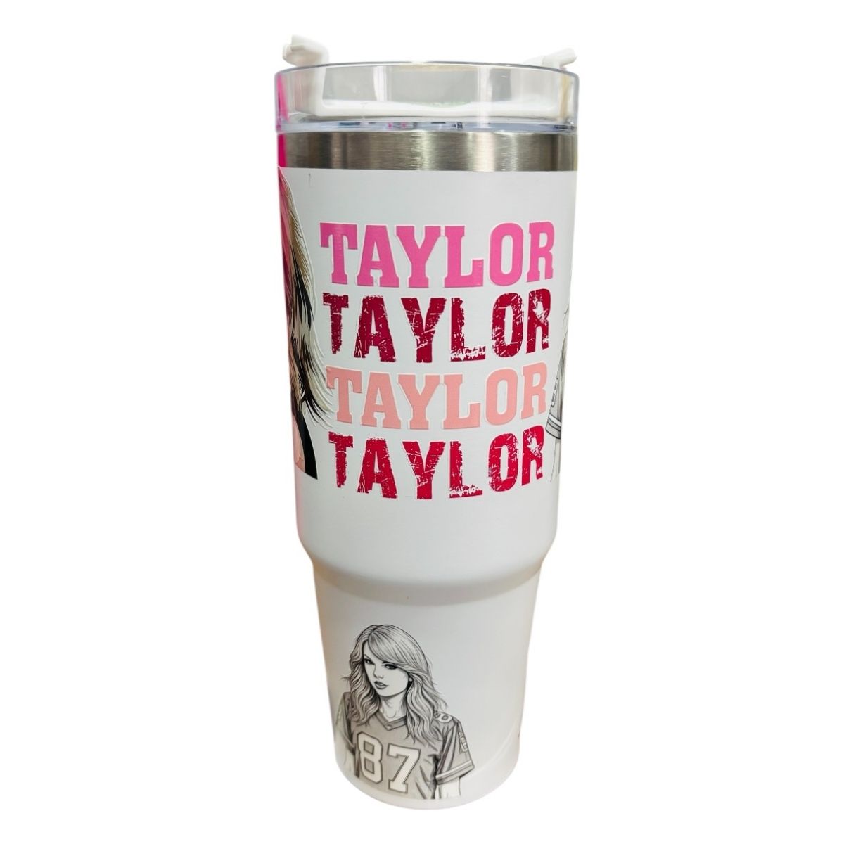 Termo Color Blanco Taylor Swift 887 ml