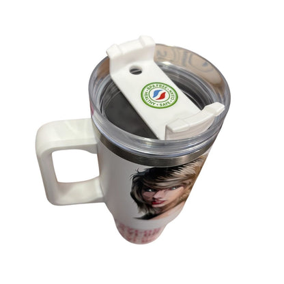 Termo Color Blanco Taylor Swift 887 ml