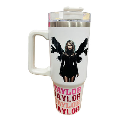 Termo Color Blanco Taylor Swift 887 ml