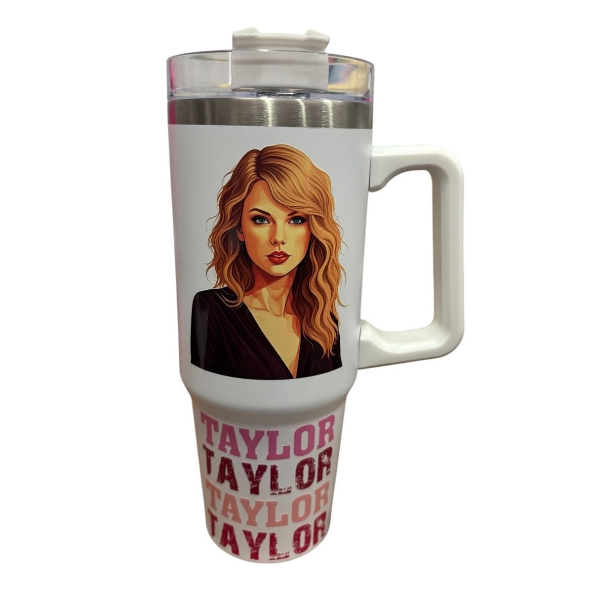 Termo Color Blanco Taylor Swift 887 ml