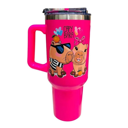 Termo Color Fucsia Capybara 1.2 Litros