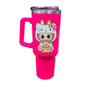 Termo Color Fucsia Labubu 1.2 Litros