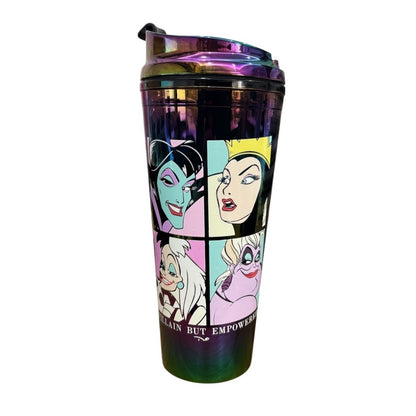 Termo De Acrílico Con Glitter Multicolor Tornasol Villanas 710 ml