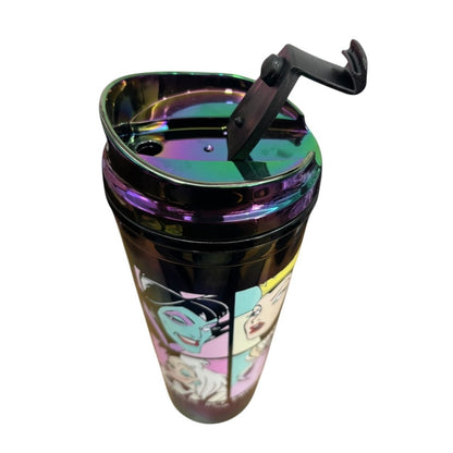 Termo De Acrílico Con Glitter Multicolor Tornasol Villanas 710 ml