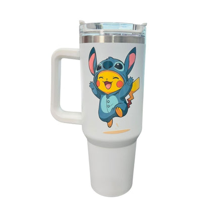 Termo Color Blanco Pikachu 1.2 Litros