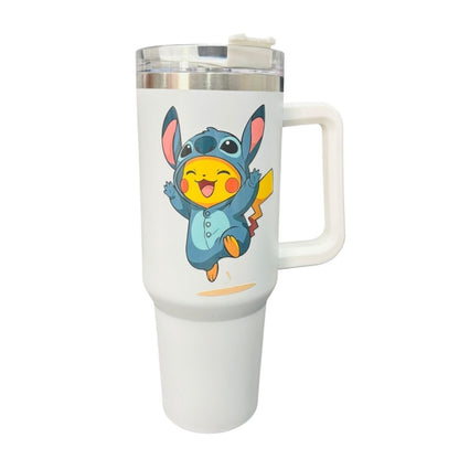 Termo Color Blanco Pikachu 1.2 Litros