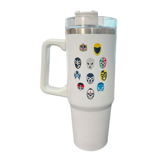 Termo Blanco Luchadores 887ml
