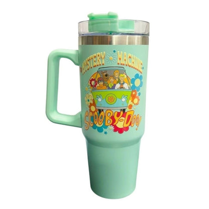 Termo de acero inoxidable color menta, Scooby Doo