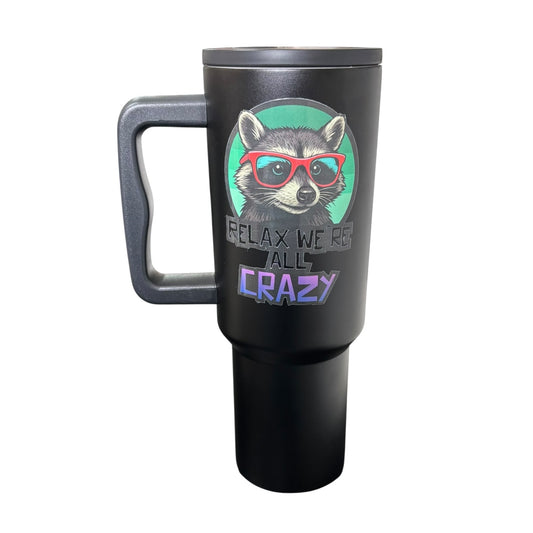 Termo Negro Mapache 1.2 Litros