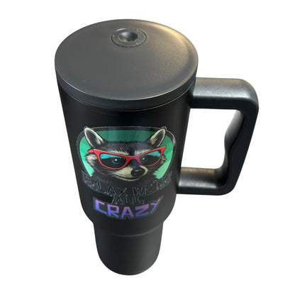 Termo Negro Mapache 1.2 Litros